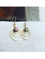 Boucles d'oreilles 'Rose Bonbon'