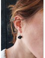 Boucles d'oreilles Noires