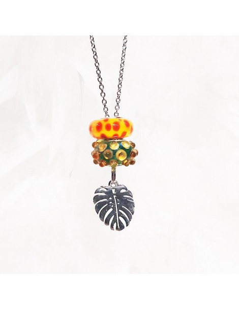 Collier Charms verre de Murano