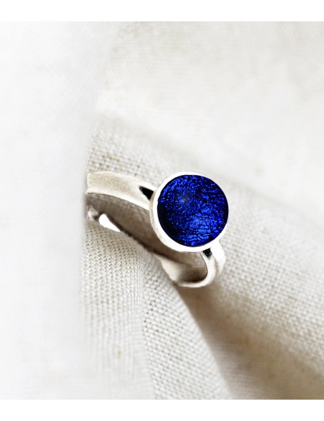 Bague Capri 'Bleu Nuit' en Argent 925