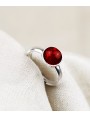 Bague Capri 'Rouge Rubis' en Argent 925