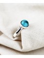 Bague Capri 'Bleu Azur' en Argent 925